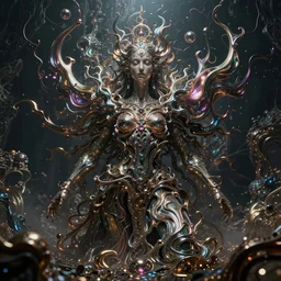 symbolism, chaos, consciousness, illusion, beautiful, random metallic colors, organism, divine, static, fluid, breathe, mythological, legends, dreams, nightmare, pantheon, void, abyss, cinematic lighting, cinematic mood, very detailed, 8 k, high resolution, photorealism, wide angle, cinematic atmosphere, elaborate, highly detailed, ornate, shiny, dramatic lighting, realistic, octane render, - h 1 0 2 4