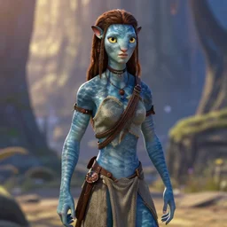 Carrie Fisher in Avatar: the last airbender, designed by Bryan Konietzko