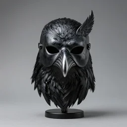 mask of raven - god, studio photo