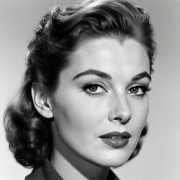 black and white vogue closeup portrait by herb ritts of a beautiful female model, 1 9 4 0 s, 1 9 4 0 s hairstyle, 1 9 4 0 s style, high contrast
