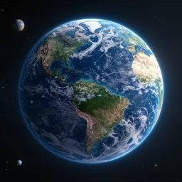 earth in space synthwave detailed sharp focus synthwave art aesthetic octane render raw cinematic trending on artstation, highly detailed, matte painting