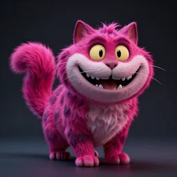 full body pose, hyperrealistic photograph of the cheshire cat, dim volumetric lighting, 8 k, octane beautifully detailed render, extremely hyper detailed, intricate, epic composition, cinematic lighting, masterpiece, trending on artstation, very very detailed, stunning, hdr, smooth, sharp focus, high resolution, award, winning photo, dslr, 5 0 mm