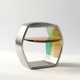 furniture rendering, stainless steel and color glass, trending on frame magazine, trending on behance, bright light enviroment, contemporary sculpture, keyshot rendering