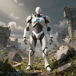 glados in overgrown and destroyed aperture