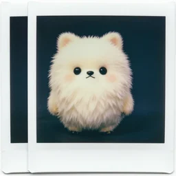 polaroid photo:: cute fluffy creature, studio lighting:: by beeple and James Gilleard and Justin Gerard :: ornate, dynamic, particulate, intricate, elegant, highly detailed, centered, smooth, sharp focus