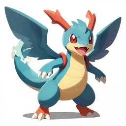 A painting of an invented pokemon, Trending on artstation.