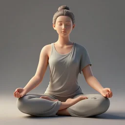 image for meditation, masterpiece. rendered in blender, ultra realistic, smooth shading, ultra detailed, high resolution, cinematic, unreal 6,, fine details, studio lighting, subtle shadows,,, photorealism, hyper realism, octane render, hyper detailed, canon eos r 3, f / 1. 4, iso 2 0 0, 1 / 1 6 0 s, medium shot, 8 k, raw, unedited, in - frame,