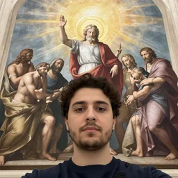 Selfie after the last judgement, photorealistic, 4k, hd