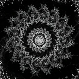 mandelbrot fractal by dan hillier, high contrast, intricate