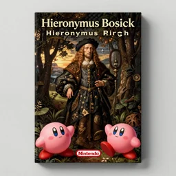 hieronymus bosch, kirby, nintendo, video game, cover art