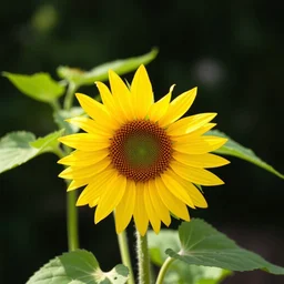 sunflower has mouth