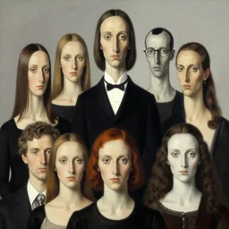 surreal portrait art by jerico santander, heidi taillefer, mark ryden, giorgio de chirico, paul delvaux, hieranonymus bosch, alexandra gallagher, michael cheval, yves tanguy