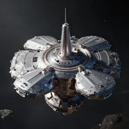 asteroid base station, sci-fi digital art, octane render, trending on artstation, hd, 4k, ultra sharp, ultra details