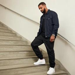 drake carring kanye west up stairs