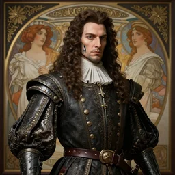 a hyperdetailed matte portrait of a cyborg ninja dressed as a 1 6 th century euopean nobleman, highly detailed, deep focus, elegant, digital painting, sharp focus, ultra realistic, 8 k, art by greg rutkowski and rembrandt and alphonse mucha, ultrawide lens