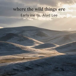 where the wild things are, early morning, Alan Lee, realistic landscape