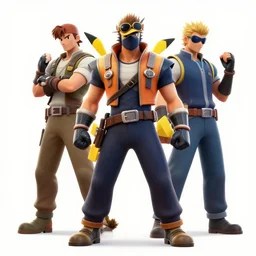 pokemon, mortal kombat, borderlands style