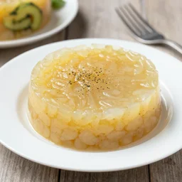 russian aspic on the plate