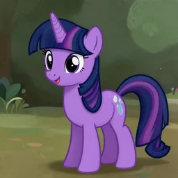 illustration of Twilight Sparkle, realistic painting, high definition, digital art, matte painting, very detailed, realistic