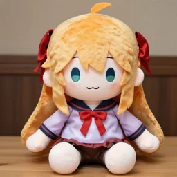 Cirno from Touhou, fumo plush doll,