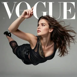 photo of a gorgeous young girl flying, searching for eternity in the style of stefan kostic, realistic, sharp focus, 8k high definition, high fashion, vogue, insanely detailed, intricate, elegant, art by stanley lau and artgerm, sigma 85mm art