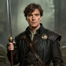 cillian murphy portrait as a dnd character fantasy art.