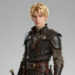 ( ( ( ( ( hyperrealist cg of an epic fantasy blonde boy wearing thieves clothing ) ) ) ) ) by daniel f. gerhartz and matt stewart, fantasy, photorealistic, octane render, unreal engine, dynamic lighting, perfect factions, very detailed faces, trending on artstation, poster, volumetric lighting, 4 k, award winning