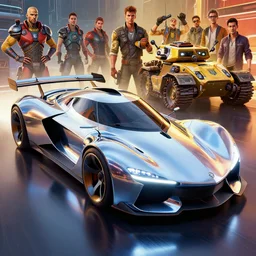 vehicule concept design super cars engine rocket league tank mad max global illumination ray tracing hdr chromed reflexion, gta 5 comics official fanart behance hd artstation by jesper ejsing, by rhads, makoto shinkai and lois van baarle, ilya kuvshinov, ossdraws, that looks like it is from borderlands and by feng zhu and loish and laurie greasley, victo ngai, andreas rocha, john harris fast and furious