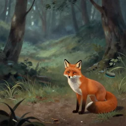 environment matte paintings from the fox and the hound ( 1 9 8 1 )