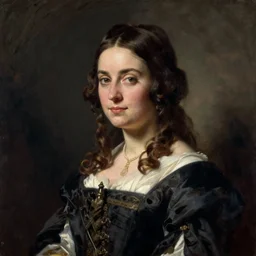 ada lovelace in the style of a sargent painting