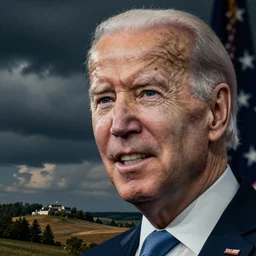Joe Biden with an unnervingly large mouth