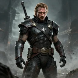 liam neeson as doomslayer in doom eternal art