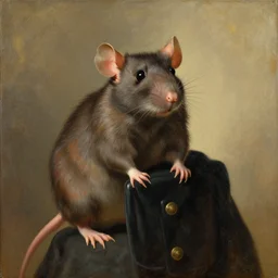 portrait of a rat dignitary by ilya repin