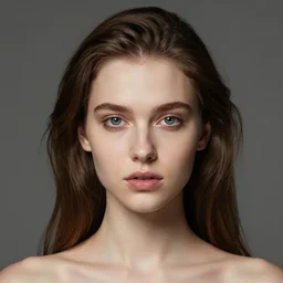 beautiful girl, entire body, high detail of the face, 1 / 6 style by andrei riabovitchev