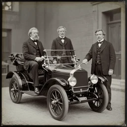 early 1 9 0 0 s potograph a elegant car, daguerrotype, victorian, by robert adamson and david octavious hill and carl curman, masterpiece