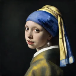 portrait of morena baccarin, oil painting byjohannes vermeer, 1 7 th century, art, oil on canvas, wet - on - wet technique, realistic, expressive emotions, intricate textures, illusionistic detail