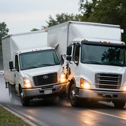 oncoming truck about to smash into tony hawk