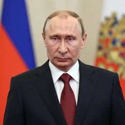 vladimir putin in vision of ezekiel, portrait centered