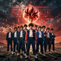 eleven from stranger things going super sayan