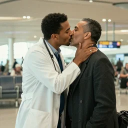 garak kissing doctor bashir in the style of an airport romance novel
