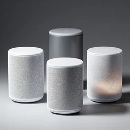 set of Sonos speakers made of quartz crystals