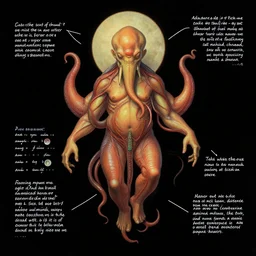 scientific anatomy of cthulhu, notes