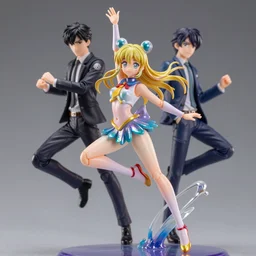 james jean and ilya kuvshinov isolated vinyl figure magical girl, expert figure photography, dynamic pose, interesting color palette material effects, glitter accents on figure, anime stylized, accurate proportions artgerm realism, high delicate defined details, holographic undertones, ethereal lighting, editorial awarded