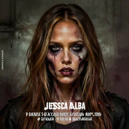 color head portrait of jessica alba as a zombie, 7 days to die zombie, gritty background, fine art, award winning, intricate, elegant, sharp focus, cinematic lighting, digital painting, 8 k concept art, art by michael hussar, art by brom, art by guweiz and z. w. gu, 8 k