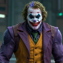 Thanos is The Joker, hyperdetailed, artstation, cgsociety, 8k