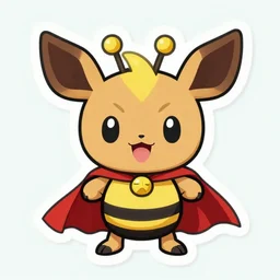 cute miss mascot makuhita makuhita makuhita super hero sticker art, cronobreaker, beeple game icon
