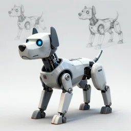 concept art for robot dog