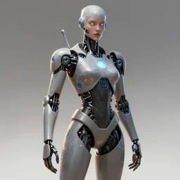 beautiful robot character design, full body, whole body, one face, dystopian, glowing led lights, skin details, digital painting, comic book drawin, sculpted in zbrush, artstation, concept art, smooth, sharp, chiaroscuro, soft lighting, rule of thirds, fibonacci, art by mike mignola and david rubin