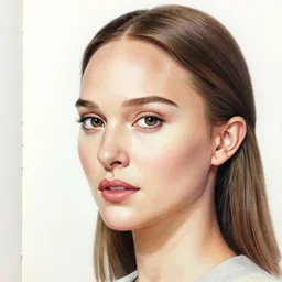 jim lee!!! ink colorised airbrushed gouache sketch by jim lee close up headshot of chinese natalie portman as supervillain in the style of jim lee, x - men superhero comic book character by jim lee