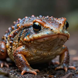 of a cane toad that looks like kanye west, macro lens, shallow depth of field, highly detailed, digital painting, trending artstation, concept art, illustration, cinematic lighting, vibrant colors, photorealism, epic, octane render
